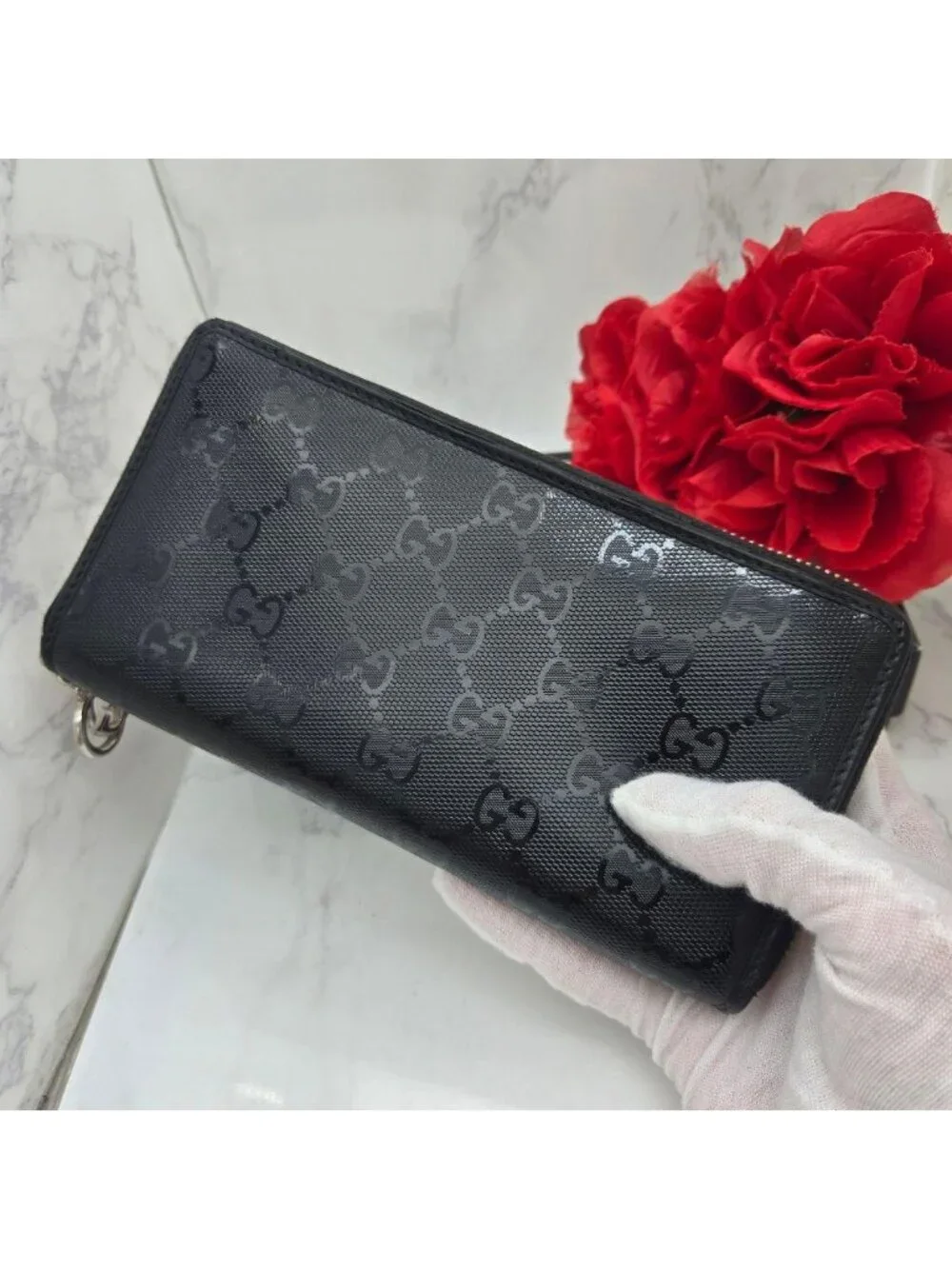 Gucci Wallet GG Supreme Black